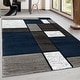 preview thumbnail 68 of 135, World Rug Gallery Contemporary Modern Boxed Color Block Area Rug