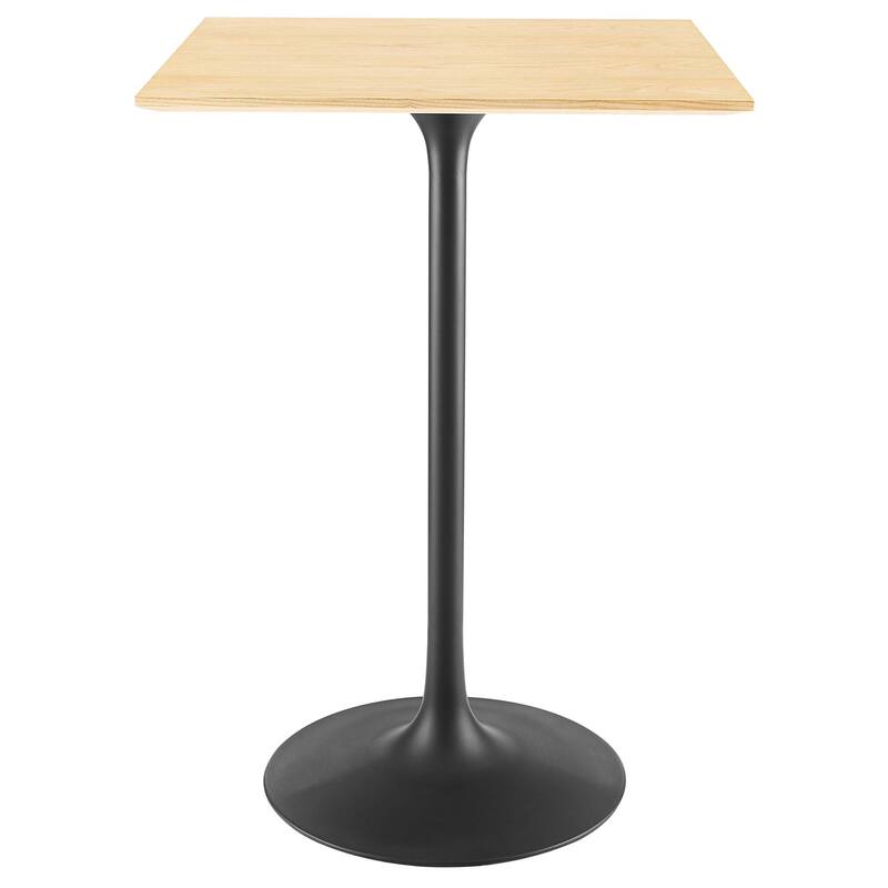 Lippa 28" Square Wood Bar Table
