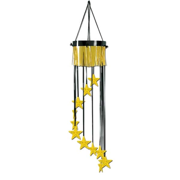 Shop 12 Elegant Shimmering Black And Gold Star Spiral Hanging