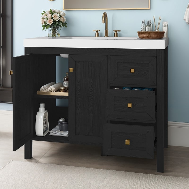 Moasis 36"/42" Bathroom Vanity Cabinet with Sink
