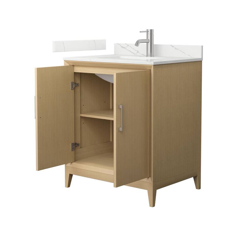 Wyndham Collection WCH7575-30S-QTZ-UNSMXX Janna 30" Free Standing