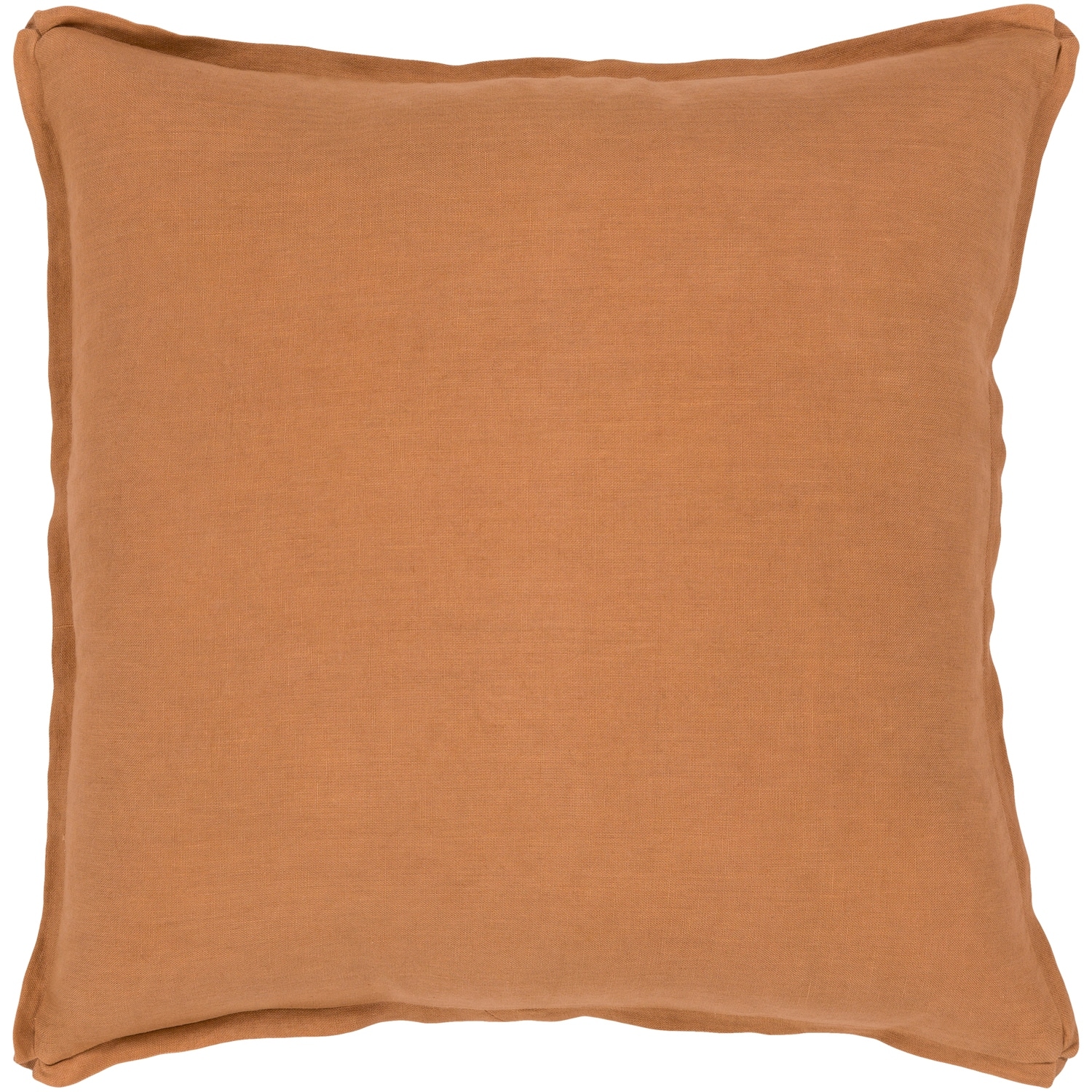 Sterling Classic Burnt Orange Feather Down or Poly Filled Throw Pillow 20-inch