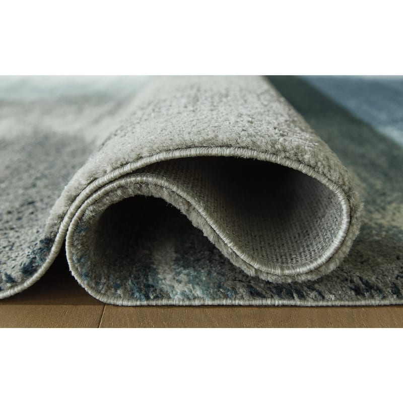 Signature Design by Ashley Brentward Blue/Gray Rug