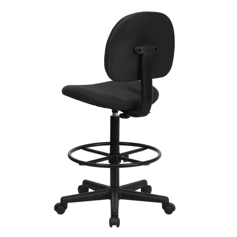 Fabric Drafting Chair (Cylinders: 22.5''-27''H or 26''-30.5''H)