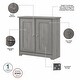 preview thumbnail 32 of 47, Bush Furniture Cabot Small Storage Cabinet with Doors - 31.38"L x 12.40"W x 29.96"H