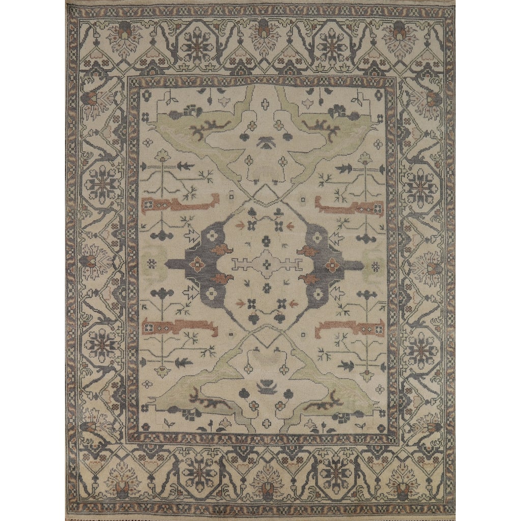 Oushak Oriental Area Rug Handmade Wool Carpet - 8'3"x 10'0"