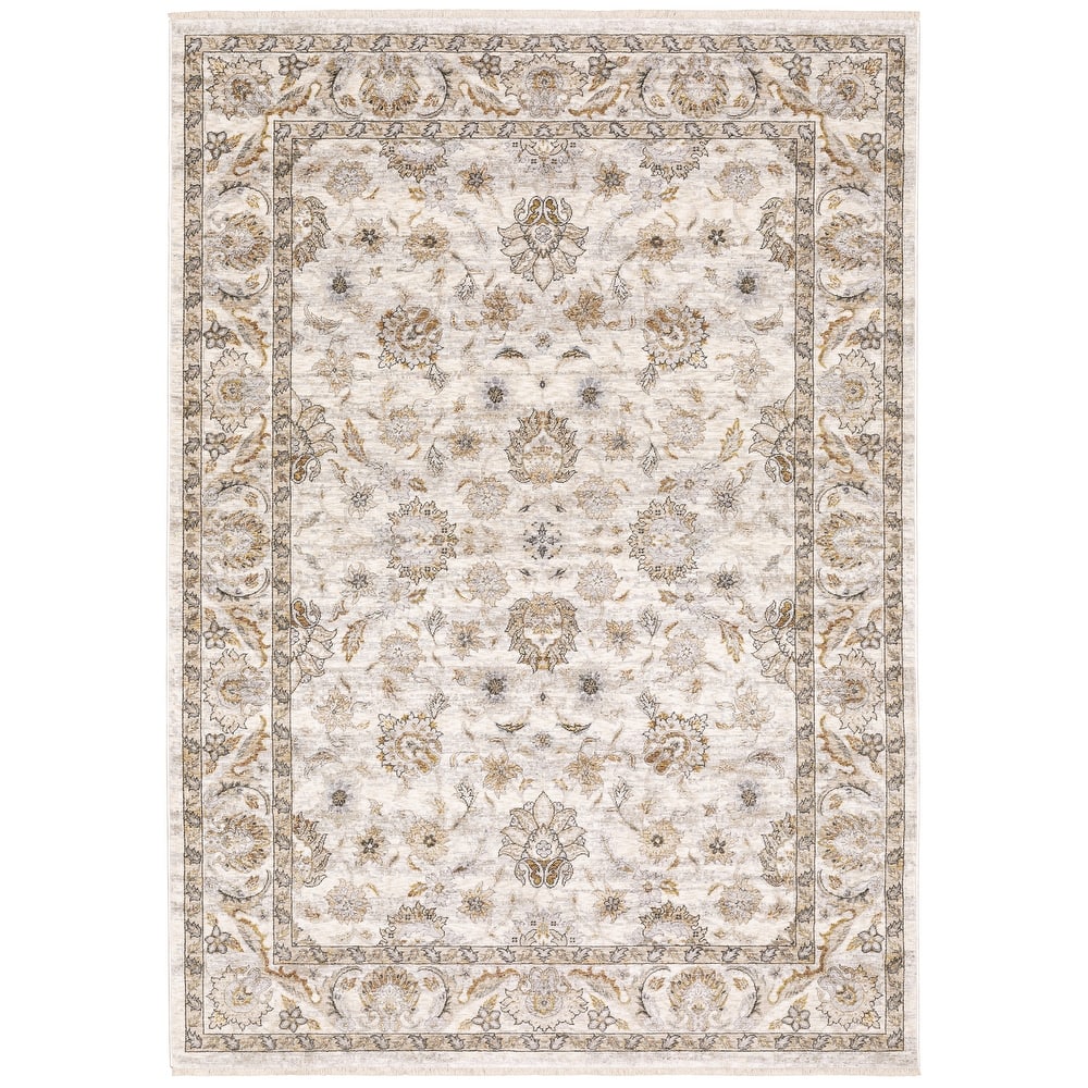 Style Haven Marley Distressed Vintage Fringed Area Rug