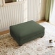preview thumbnail 37 of 56, Modern Corduroy Fabric Oversized Accent Ottoman