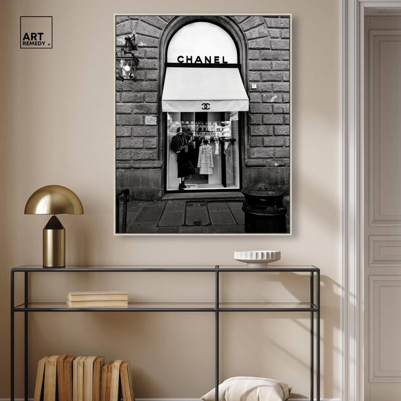 Fashion House Window Canvas by Art Remedy