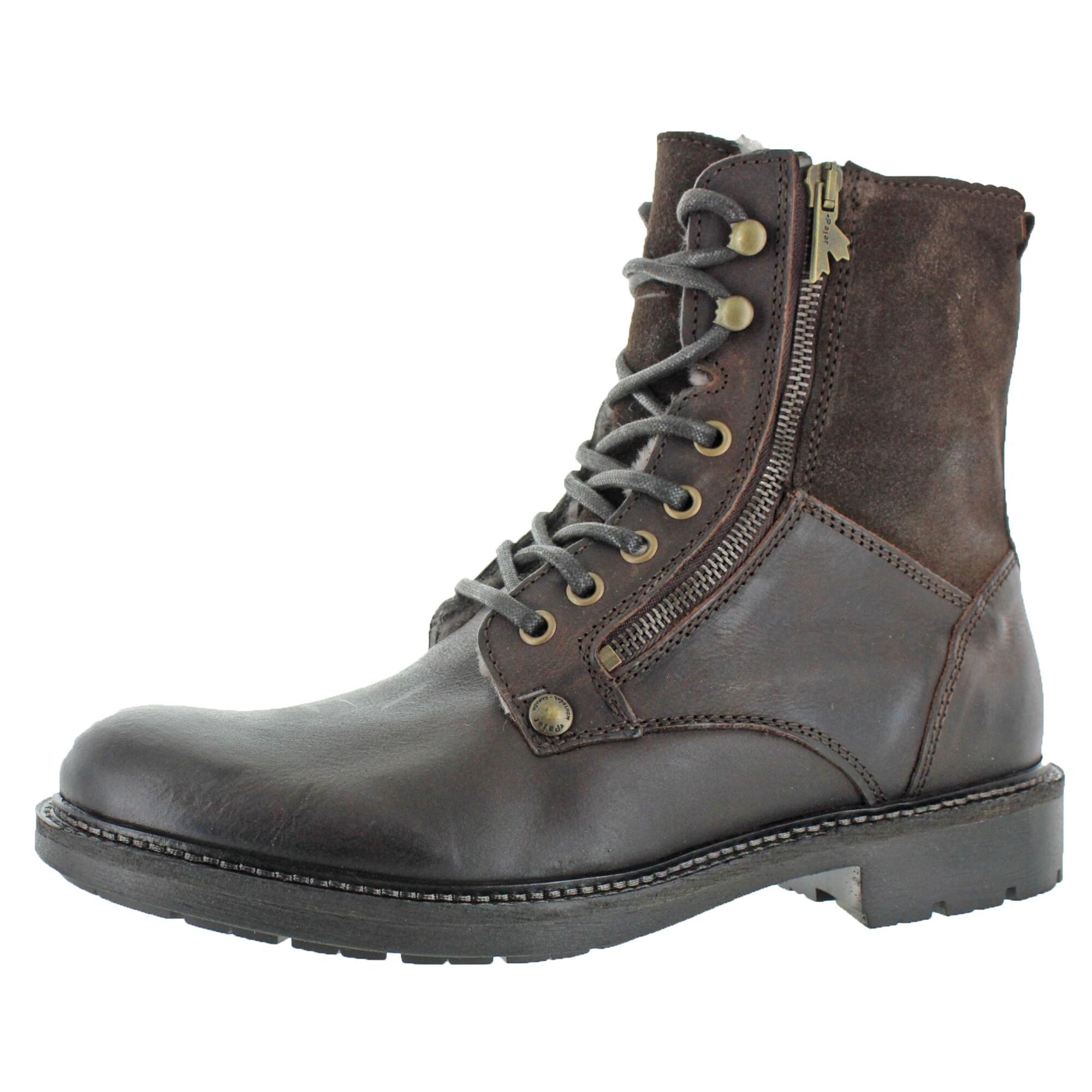 mens lace up combat boots