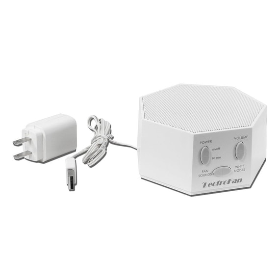 LectroFan - Fan Sound and White Noise Machine, White