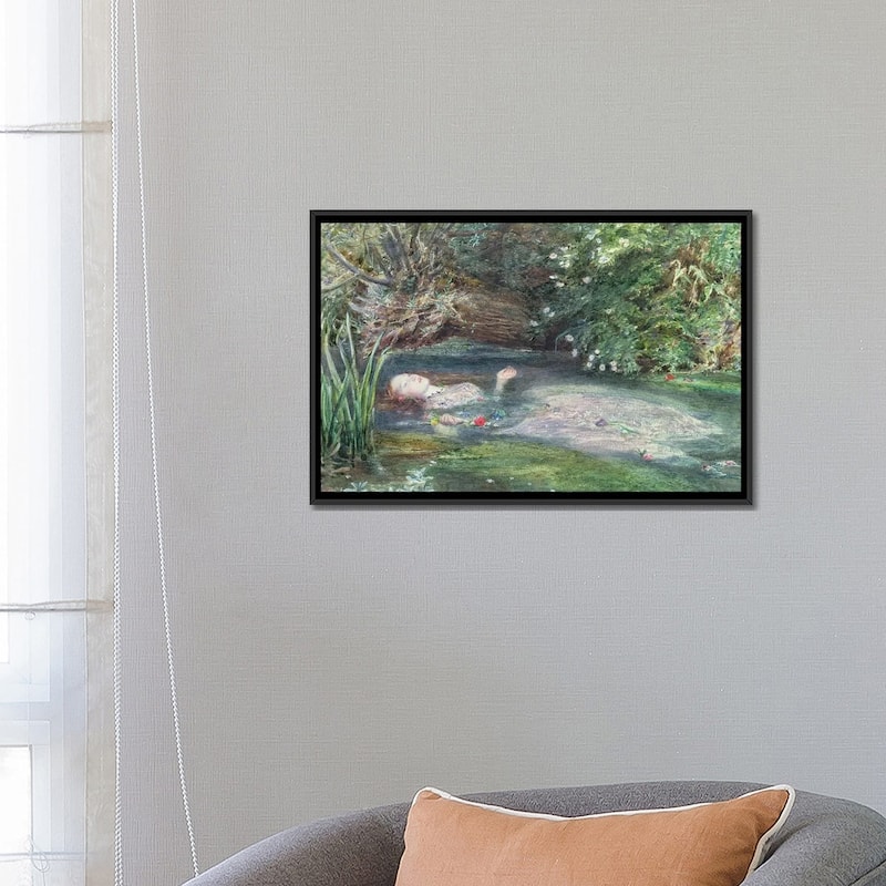 iCanvas "Ophelia" by Sir John Everett Millais Framed Canvas Print