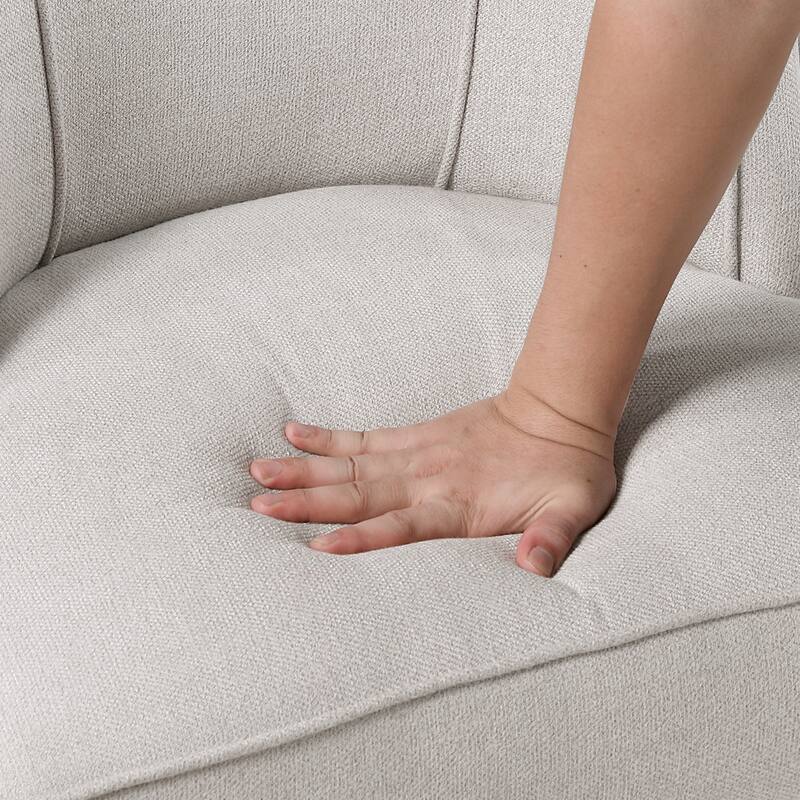 Camden 25" Textured Accent Chair - Espresso Finish Solid Wood Legs