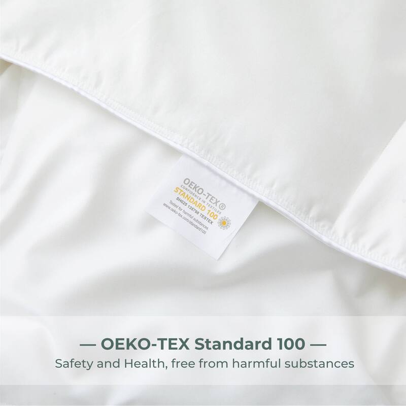 Lightweight & Medium Weight White Goose Down Duvet Comforter