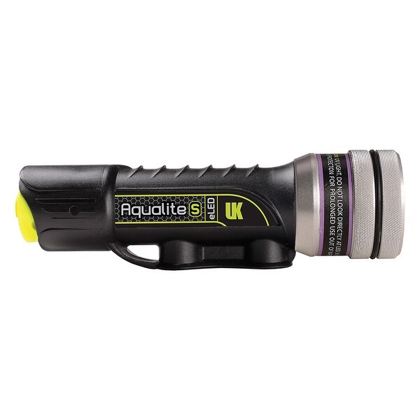 UK Aqualite-S UV-395 with USB Charger Dive Light Black DS