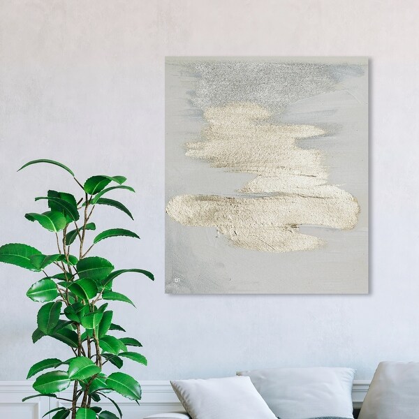 Oliver Gal Abstract Wall Art Canvas Prints 'Lighter Frozen