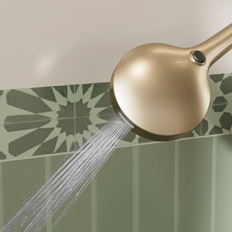 Modland 2-Function Wall Mount Shower System with 3-Mode Handheld Shower & Tub Filler Spout