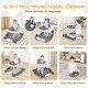 preview thumbnail 21 of 38, Honeyjoy 6 in 1 Baby Walker Adjustable Toddler Walker & Activity - See Details