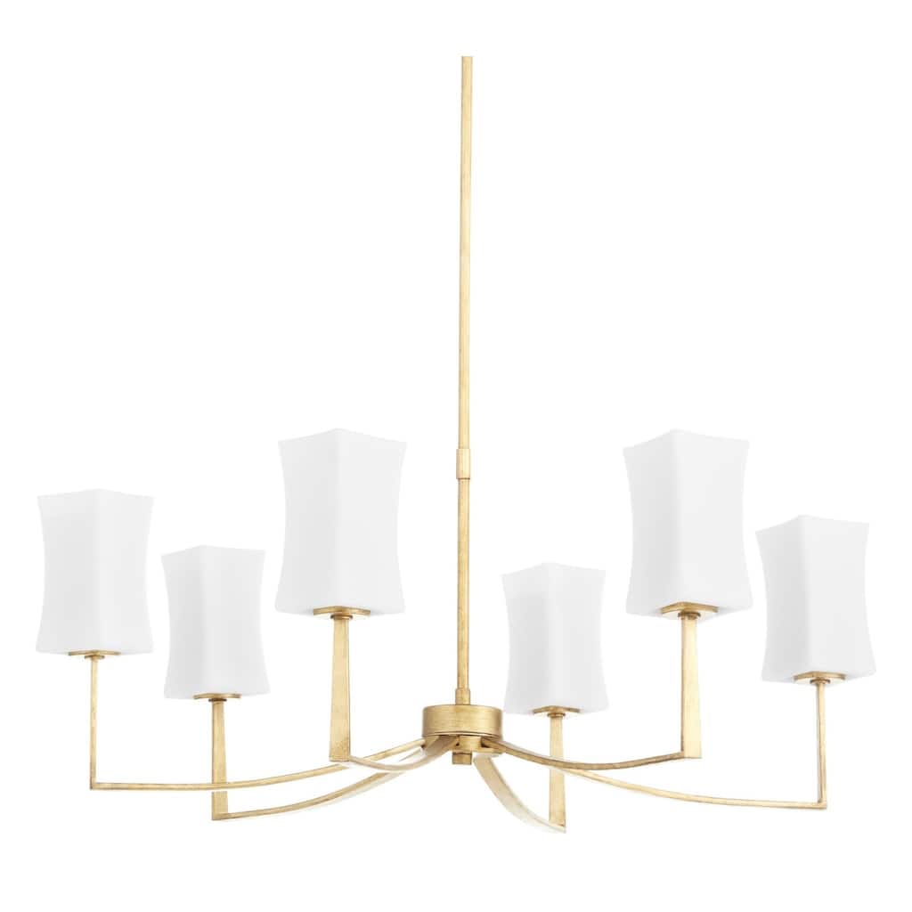 Quorum International 681-6 Wallinger 6 Light 33" Wide Chandelier