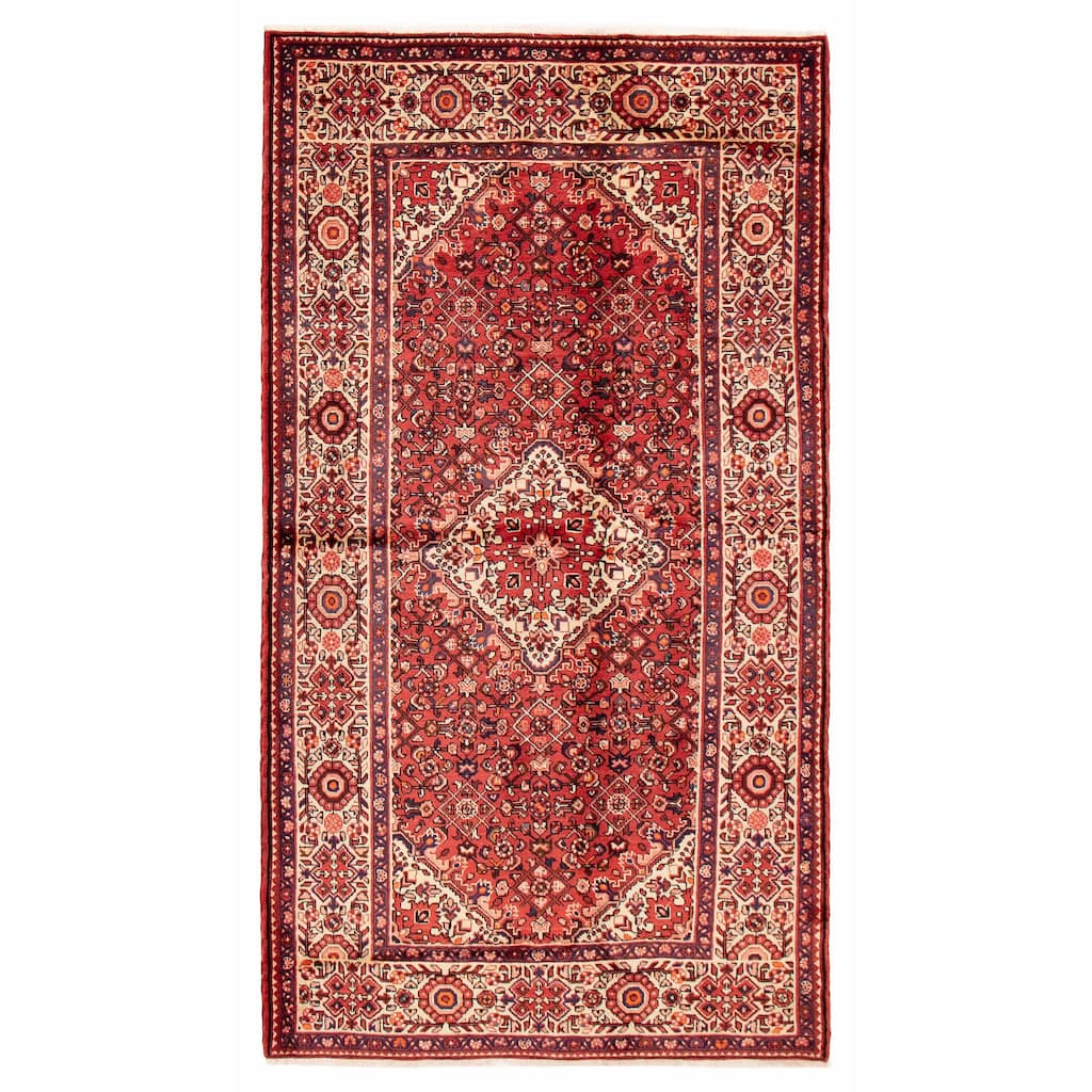 ECARPETGALLERY Hand-knotted Andelz Red Wool Rug - 5'6 x 10'1