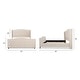 preview thumbnail 3 of 5, Athens Upholstered Nailhead Tufted Wingback Panel Bed