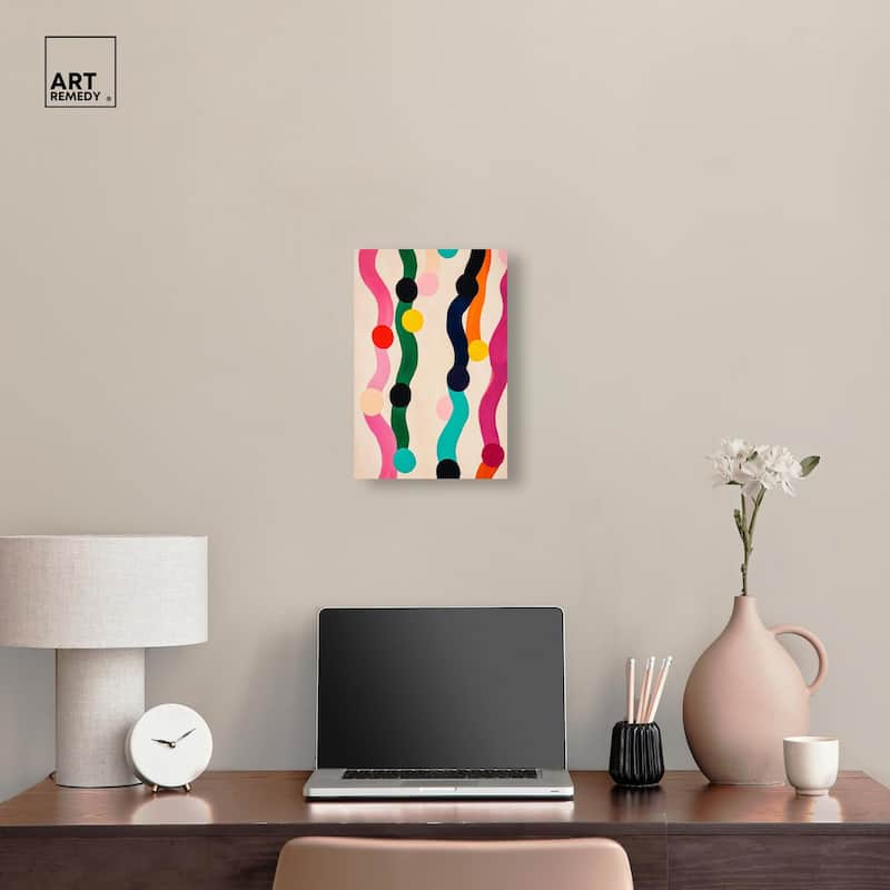 Pearl Colors I Canvas by Art Remedy, Gallery Wrapped