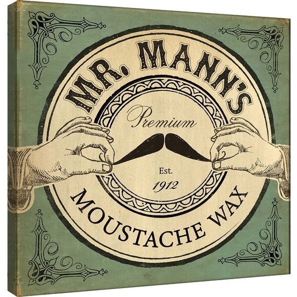 PTM Images 9-100038 PTM Canvas Collection 12" x 12" - "Mr. Mann's" Giclee Text and Symbols Art Print on Canvas