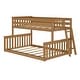 preview thumbnail 3 of 16, Max and Lily Twin over Full Low Bunk with Angled Ladder on End