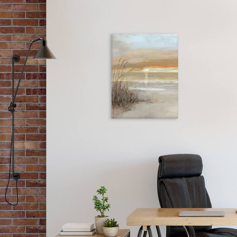 Malibu Sunset by Sally Swatland Canvas Art Print