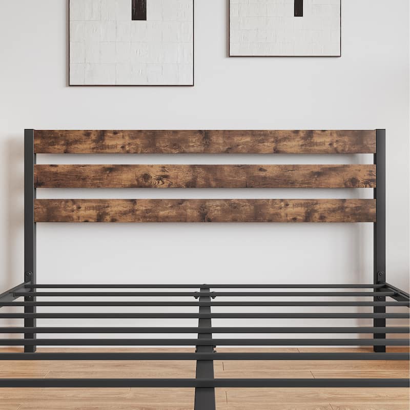 Platform Queen Size Bed Frame
