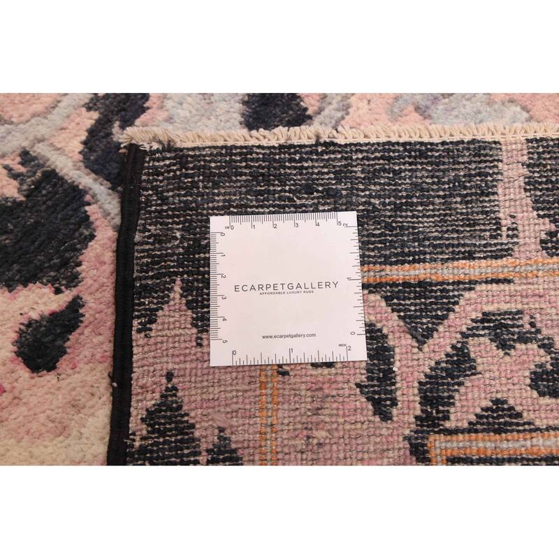 ECARPETGALLERY Hand-knotted Signature Collection Black Wool Rug - 8'1 x 10'0