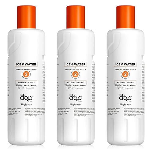 Shop Whirlpool Water Filter Cartridge For Wrx988sibm01 Refrigerator 3 Pack Overstock 15346209