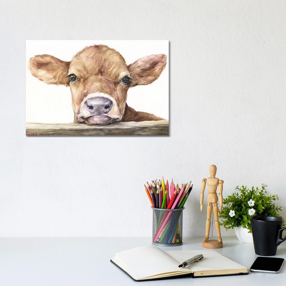 iCanvas "Calf" by George Dyachenko Canvas Print