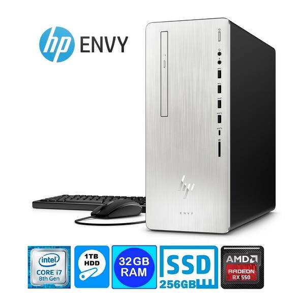 Shop Hp Envy 795 Intel Core I7 8700 32gb 1tb Hdd 256gb Ssd Pc Refurbished Overstock