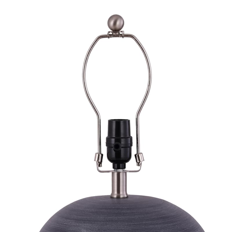 Global Accent Ceramic Table Lamp with Linen Shade