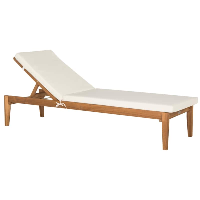 SAFAVIEH Outdoor Kicki Chaise Lounge Chair - 24Wx74Dx15H