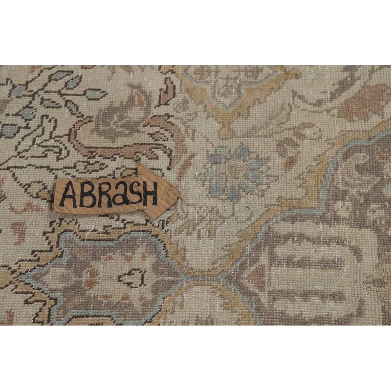 Tabriz Persian Area Rug Hand-Knotted Traditional Wool Carpet - 6'5"x 9'1"