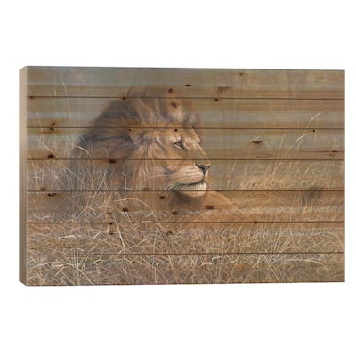 Majestic Beauty Print On Wood by Ruane Manning - Multi-Color