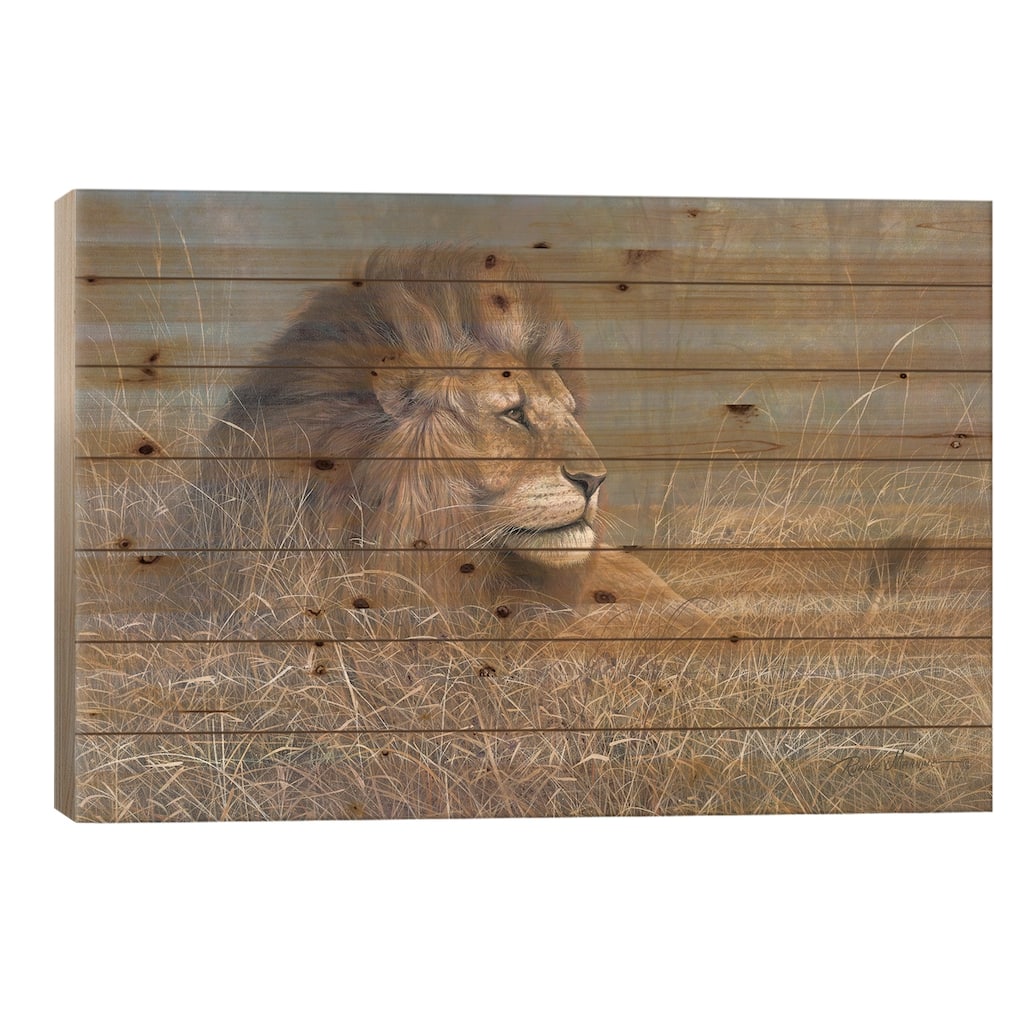 Majestic Beauty Print On Wood by Ruane Manning - Multi-Color