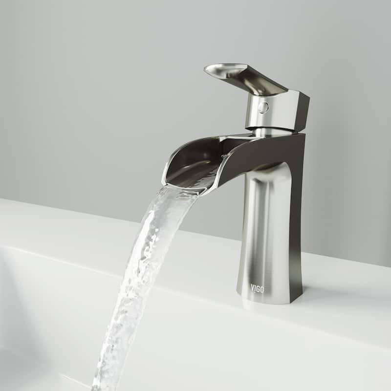 VIGO Paloma 7" H Single Handle Single Hole Bathroom Faucet