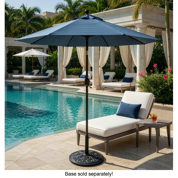 Tropishade 7.5' Market Umbrella with Sunbrella 15000-05 Spotlight Lagoon