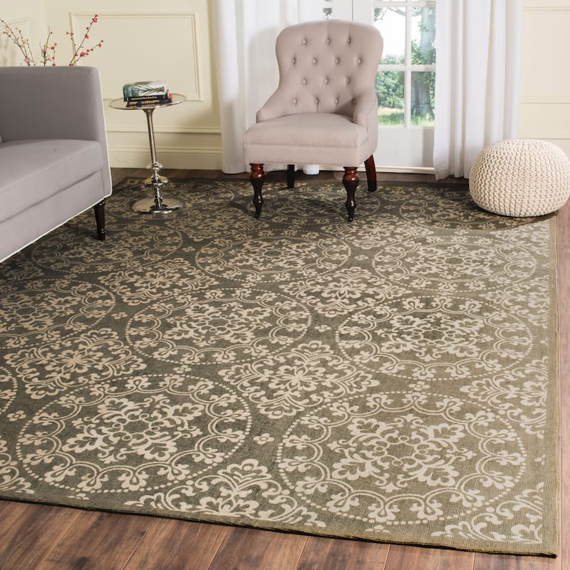 SAFAVIEH Handmade Cedar Brook Gratienne Modern Jute Rug - 8' x 10' - Grey/Natural