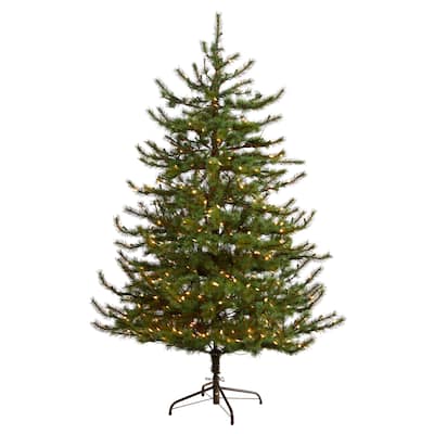 6' Vancouver Mountain Pine Christmas Tree with 350 Lights - 72