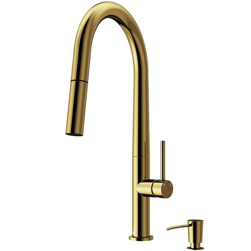 VIGO Greenwich Pull-Down Spray Kitchen Faucet
