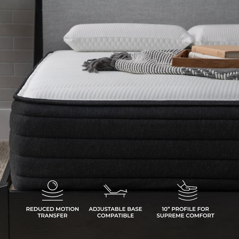 Brooklyn Bedding Select 10" Gel Memory Foam Hybrid Mattress