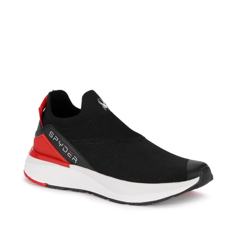 Spyder Women's Tanaga Slip-On Shoe - Black / Fiery Red - 7.5