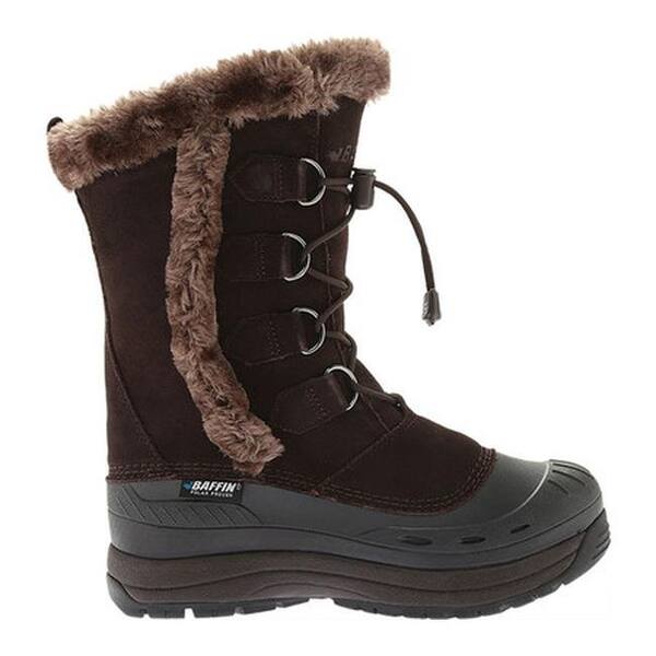 Shop Baffin Women S Chloe Snow Boot Dark Chocolate Overstock 17904885