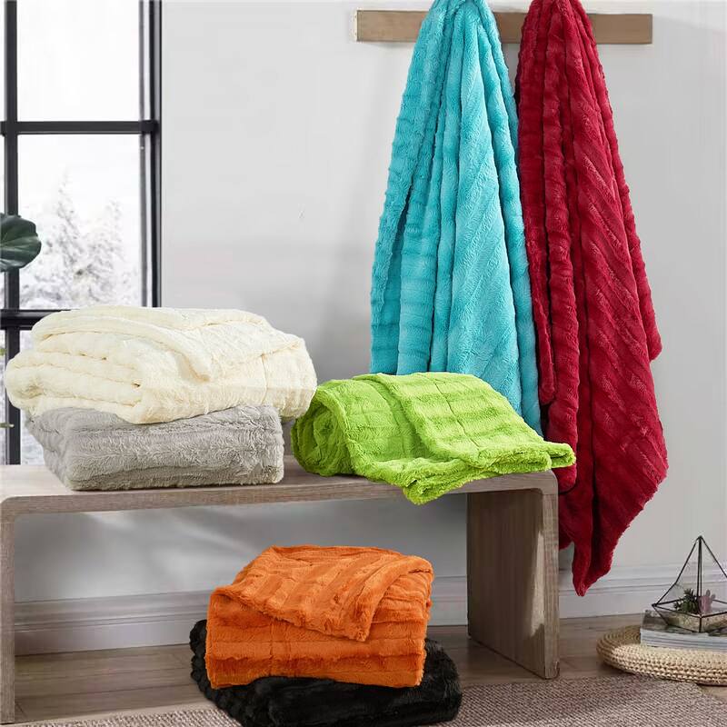 Derby Double Sided Fauxfur Throw