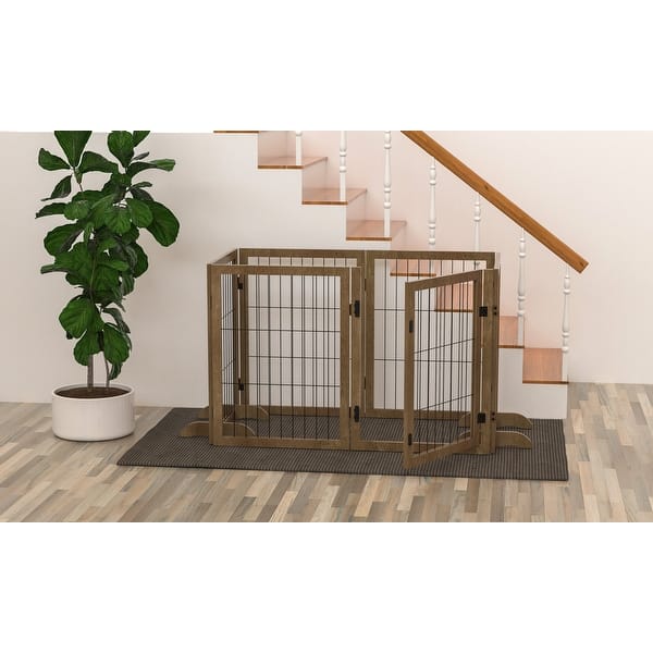 Baby Gate Amazon Freestanding Dog Gate Petmaker 72 X 24 Wooden