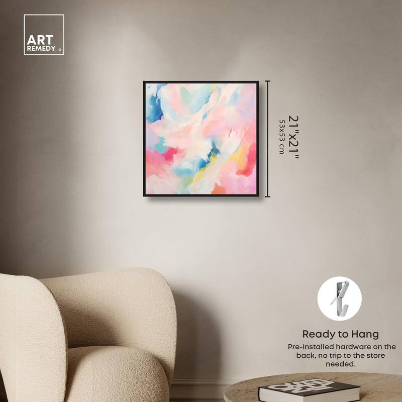Cotton Candy Clouds II Canvas by Art Remedy